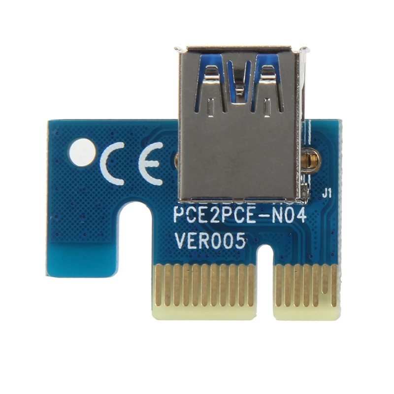 Райзер карта PCIe PCI E Express 1x к 16x USB 3 0 кабель для передачи данных SATA 4Pin IDE Molex блок
