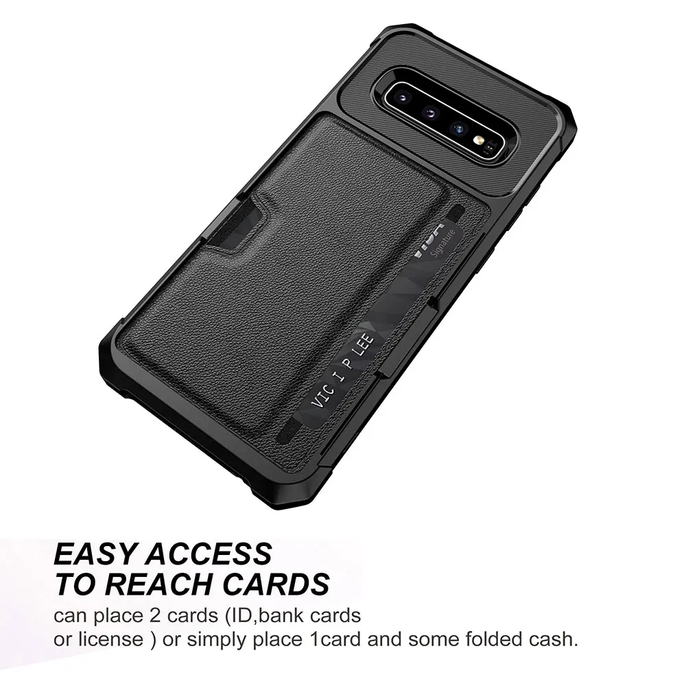 Чехол для ПК samsung S10/S10 plus/S10e чехол карт ТПУ S9/S9plus Note9 жесткий футляр с магнитом |