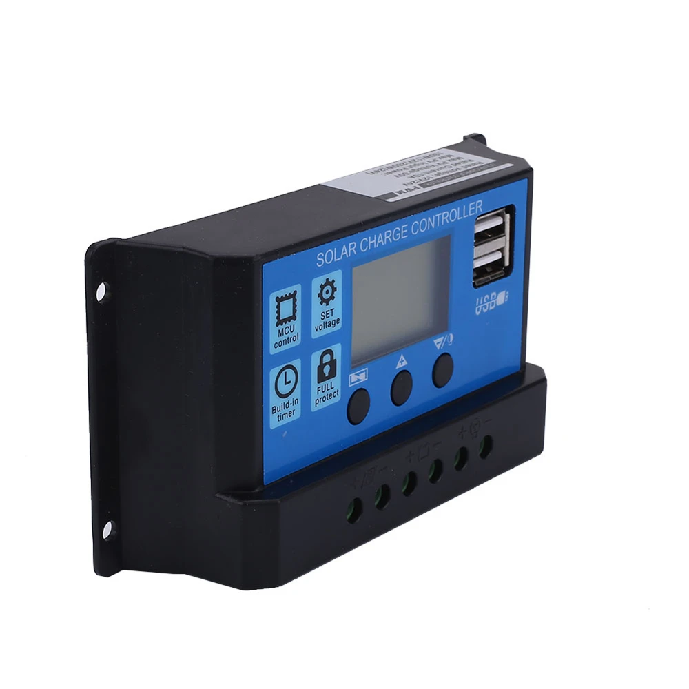 MVpower высокое качество 10A 12/24 V USB линейный ШИМ регулятор Панели солнечные Системы