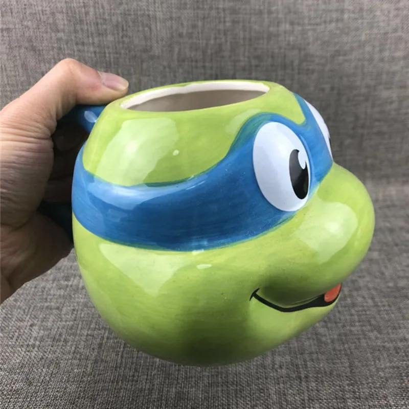 Креативный 3D мутант ниндзя черепашки кофейная кружка керамическая чайные чашки, кружки мультфильм 400 мл чашка для питья лучший подарок для друзей