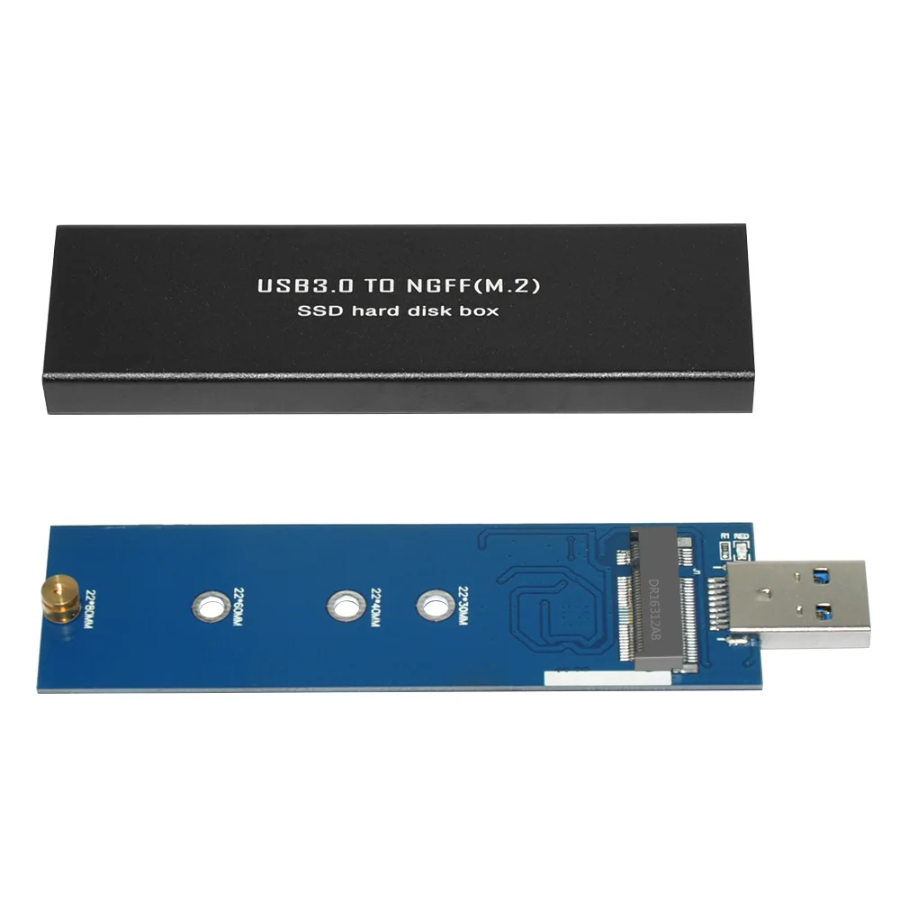 Высокоскоростной корпус для SSD накопителя DeepFox с интерфейсом USB 2280 до М. 2 NGFF