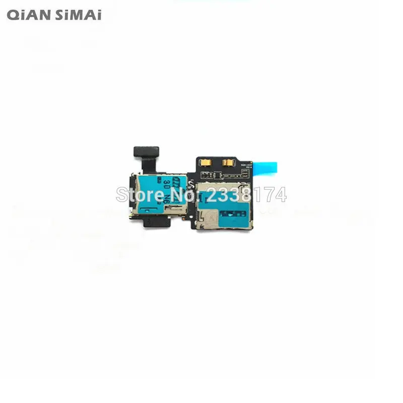 QiAN SiMAi для Samsung Galaxy S4 i9500 I9505 новый слот SIM карты SD кардридер держатель Гнездо гибкий