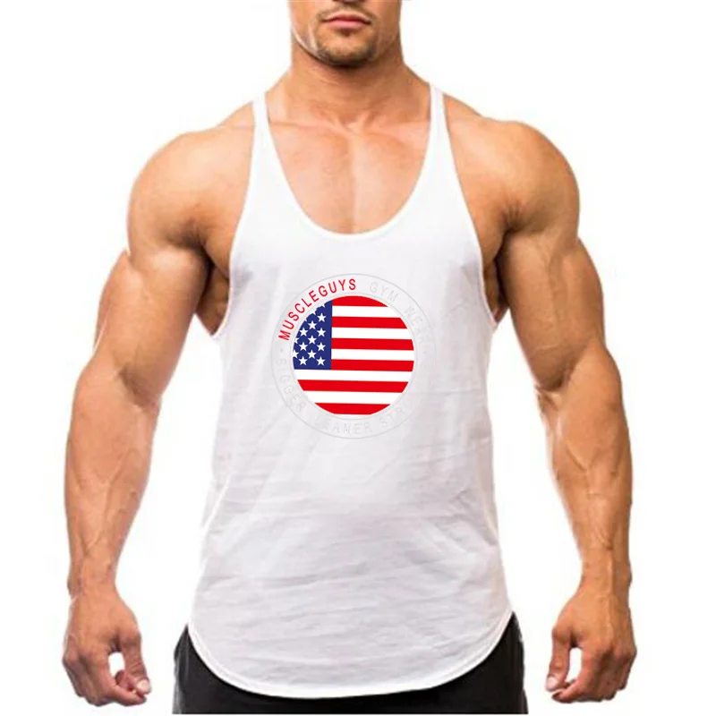 Muscle Guys 2020 новый жилет для тренажерных залов одежда бренда singlet canotte бодибилдинг