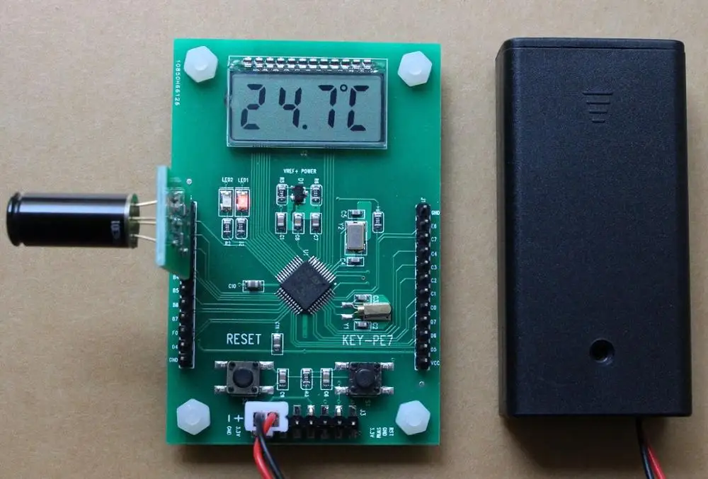 

Для макетной платы STM8L152, платы для измерения температуры MLX90614, инфракрасный датчик температуры MLX90614ESF-DCI