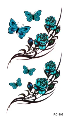 RC2303 Сексуальная Талия Плечо переводная татуировка наклейка Водонепроницаемая