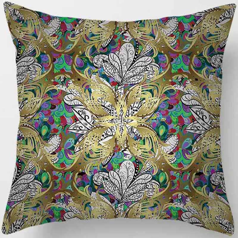 

Hot sale beauty pattern pillow case men women girls ladies square pillow cases home creative color pillow cover 45*45cm