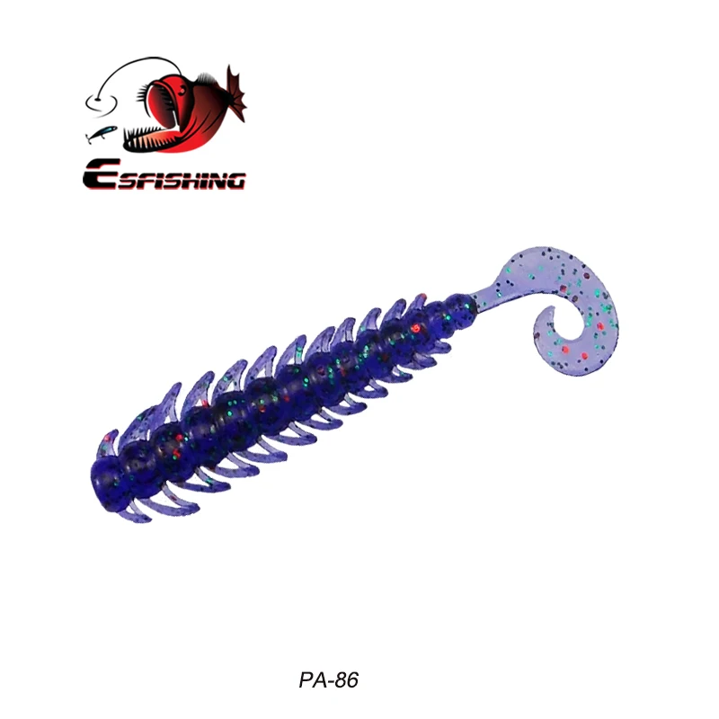 ESFISHING новые рыболовные приманки морские 70 мм 2,8 г 12 шт. рок Bugsy мягкие приманки снасти Рок Рыбалка Спиннер приманка на карпа воблер - Цвет: PA86