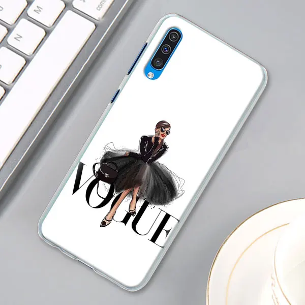 15 Комплект из модных женских надпись «More Issues than Vogue чехол КРЫШКА ДЛЯ samsung Galaxy A30 A40 A50 A70 A6 A8 плюс A7 A9 M30 чехол для телефона Coque - Цвет: 15