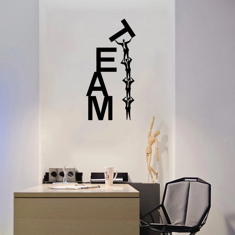 Настенная Наклейка stizzy Офисная команда настенная наклейка съемный клей