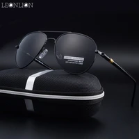 leonlion 2021 new fashion male sunglasses men women top brand designer glasses luxury polarized classic retro metal goggle uv400
