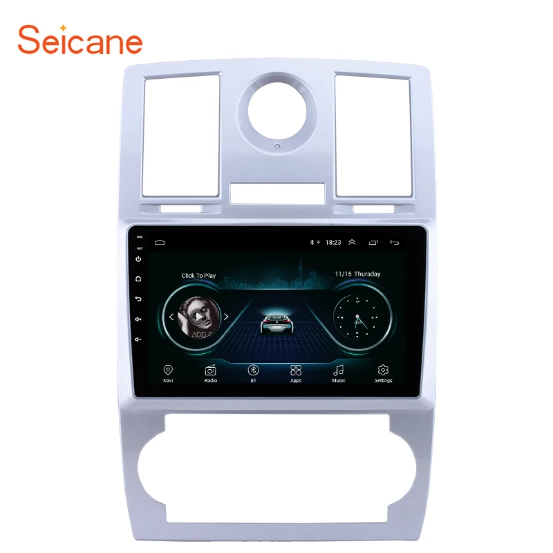 Seicane Android 8,1 четырехъядерный 2din автомобильный радиоприемник с навигацией GPS мультимедийный плеер для Chrysler Aspen 300C 2004 2005 2006 2007 2008