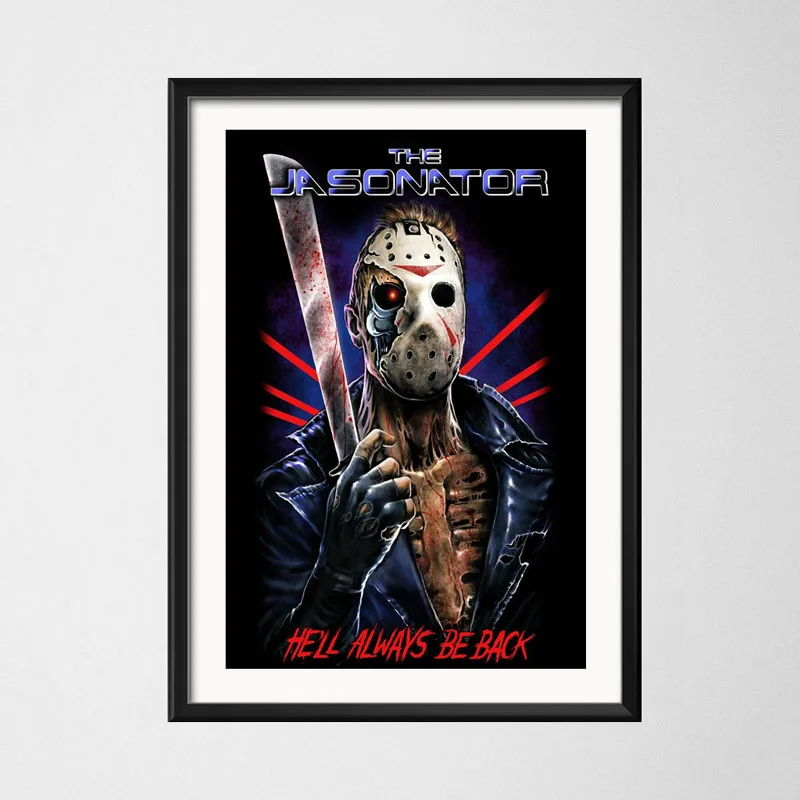 5 P733 пятница 13th Jason Voorhees классический фильм ужасов картина шелк Холст плакат настенный домашний декор - Цвет: 5