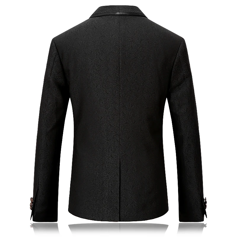 Мужские костюмы для отдыха высокое качество черный блейзер большой размер