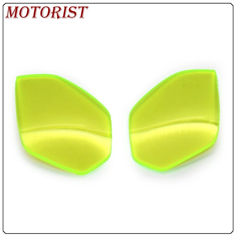 flourescent green Аксессуары для мотоциклов, защита для фар, защита для экрана, объектив для YAMAHA MT 10 MT-10 mt-10 R6 17-18 yzf-R1 15-18 акрил - Цвет: flourescent green