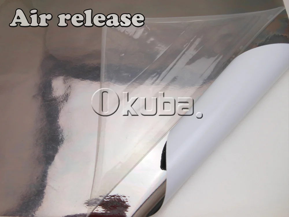 Бесплатная доставка черная зеркальная хромированная виниловая