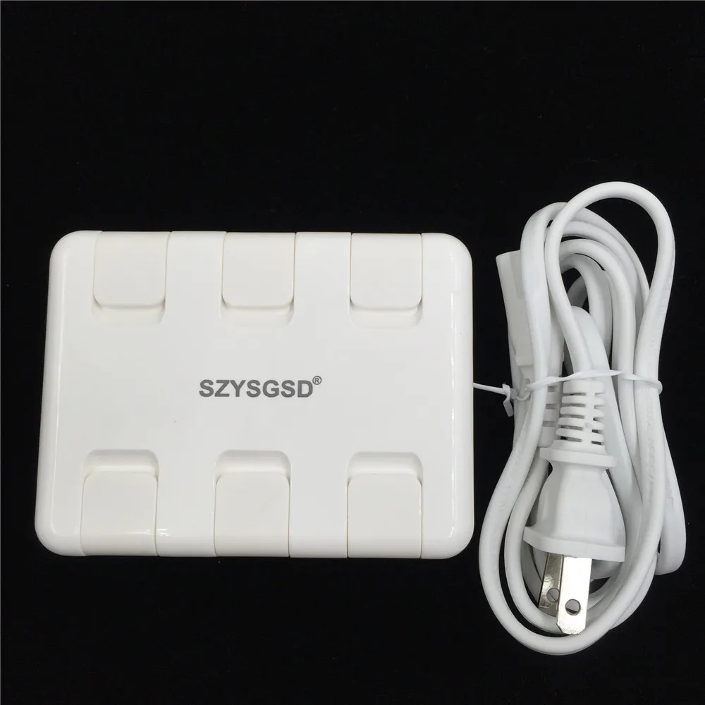 SZYSGSD держатель телефона 6 портов USB портативное зарядное устройство для iPhone XS XR 8