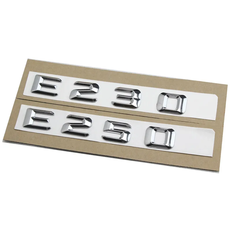 1 компл. Новый багажника сзади эмблемы Chrome письма e 230 250 для Mercedes Benz W211 W212 E-CLASS E230 e250