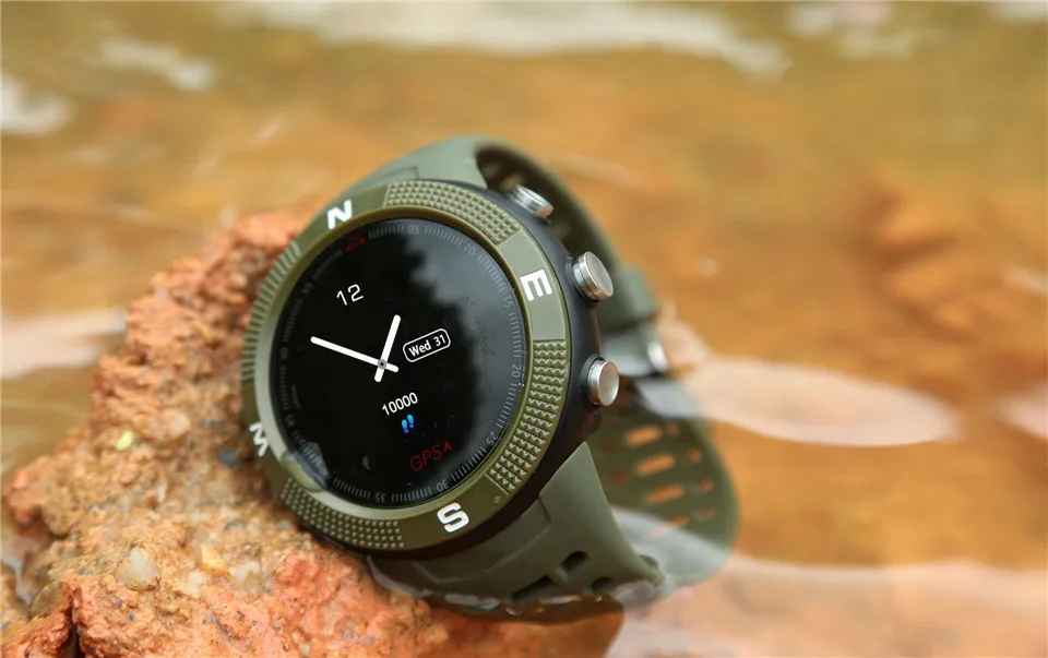 Ravi F18 gps часы сердечного ритма Смарт-часы монитор сна вызов SMS напоминание Smartwatch IP68 водонепроницаемый плавательный бег трекер