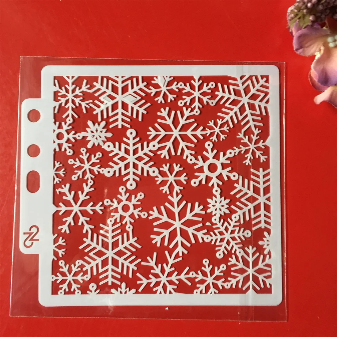 1 шт. 5 &quotСнежинка DIY наслоение трафареты настенная живопись раскраска для
