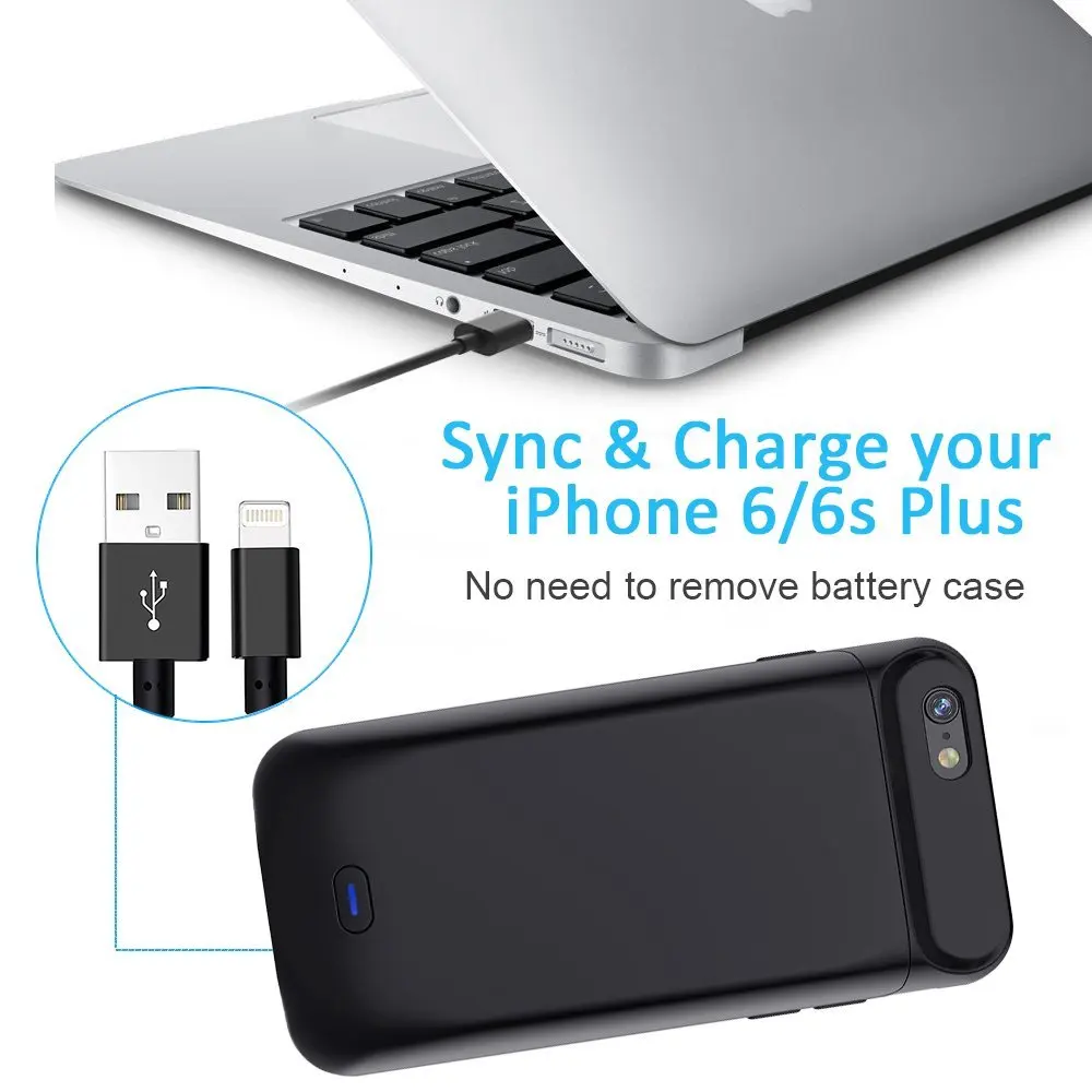 Чехол для зарядного устройства Gagaking 5000 мАч 7200 iPhone 6/6 S/6 P/6SP/7/7 P/8/8 P power Bank чехол