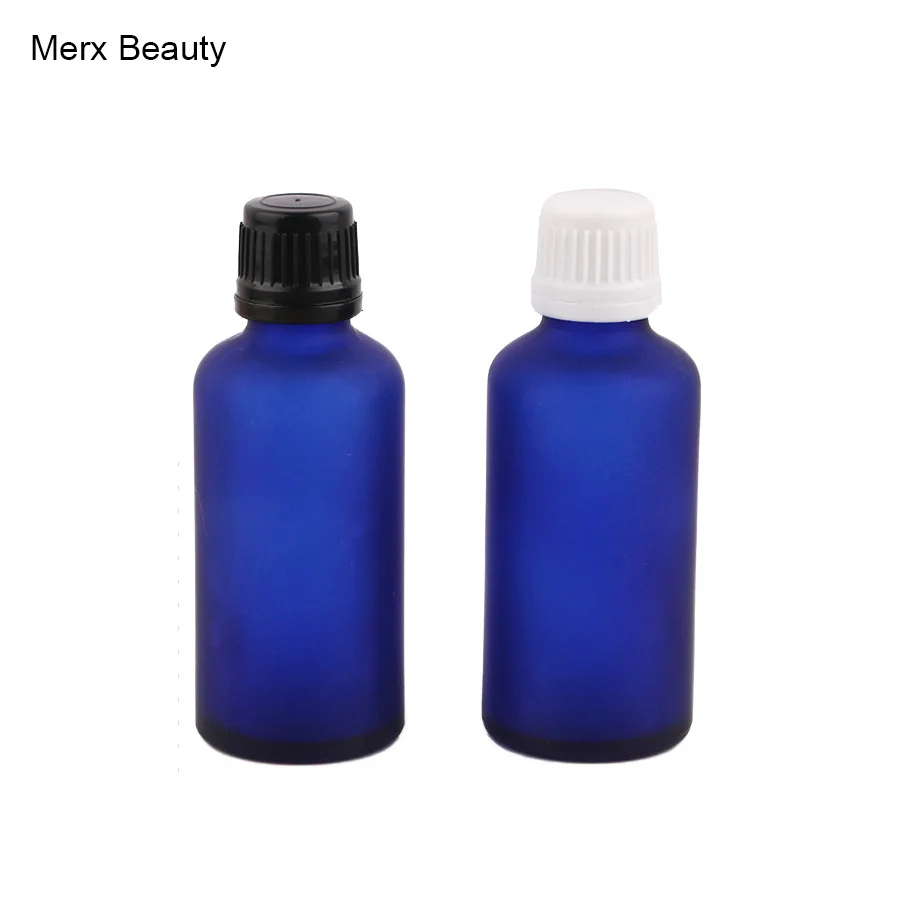 Merx Beauty оптовая продажа 13 шт 60 г винтовая крышка матовая синяя стеклянная бутылка