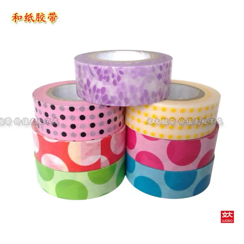 

Tape diy paper tape holiday decoration eco-friendly plastic wahi masking tape diy stickers for scrapbook, phot album 1.5cm*8m