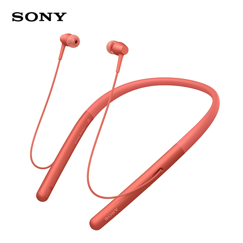 Красный Беспроводные bluetooth-наушники SONY WI-H700 премиум класса, проводные магнитные наушники NFC aptX HD с шумоподавлением, наушники с микрофоном - Цвет: Красный