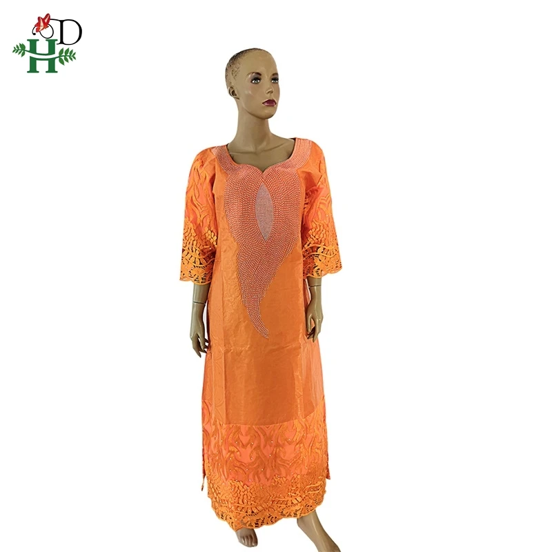 H & D африканская женская одежда кружевные платья Женская vestido africano Платье женское