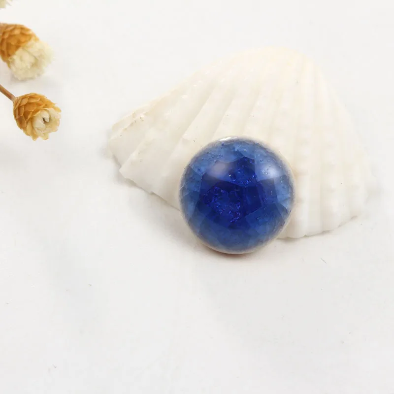 5 шт Круглые каплевидные керамические Китайские стеклянные капли из бисера