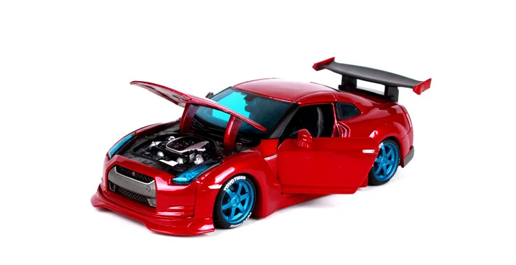 Maisto 1:24 NISSAN GTR GT R R35 мод для литья под давлением гоночный автомобиль средство