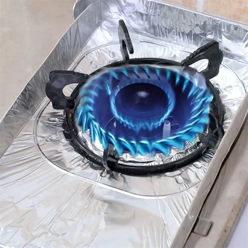 2 шт. алюминиевая фольга газовая плита крышка горелки Защитная подкладка чистый