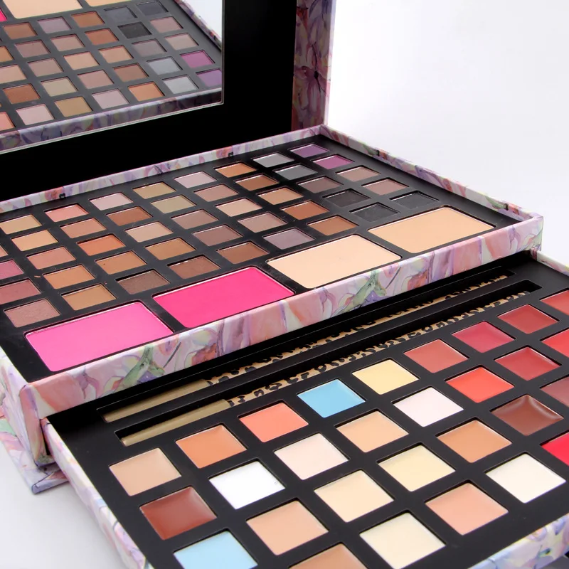 Miss Rose 45 Colors Matte Manual Make Up Kit Long Lasting Easy Wear With Eyeshadow Pen | Красота и здоровье