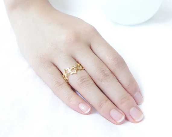 Модные кольца 10 шт./лот соединяемые с пентаграммой для женщин | Украшения и