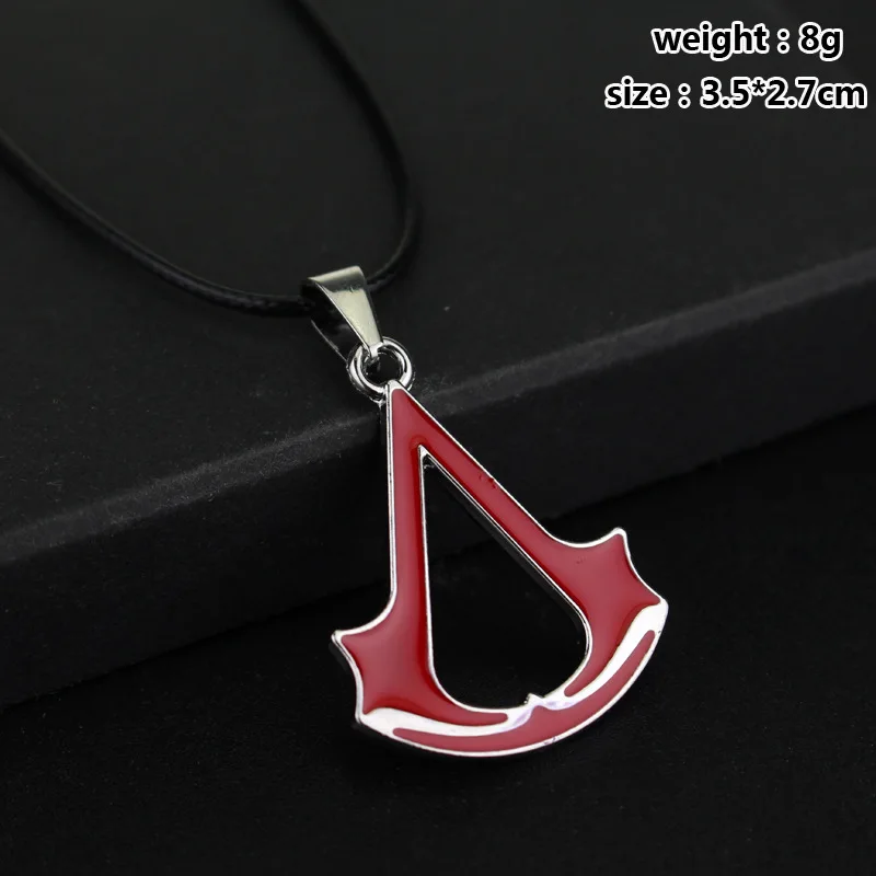 Ожерелье-чокер Assassins Creed, подвеска Ezio, кожаная цепочка, игра, Ретро стиль, Ezio Deiss Mond, для мужчин и женщин,, Прямая поставка
