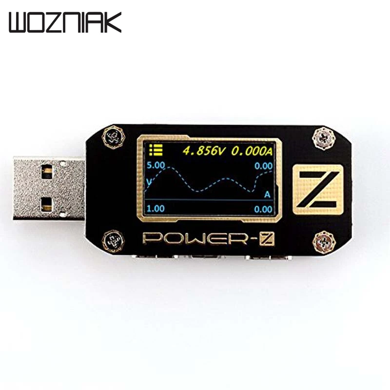 Возняк ChargerLAB POWER-Z PD тестер USB Напряжение Ток пульсации двойной Тип-C метр KM001 |