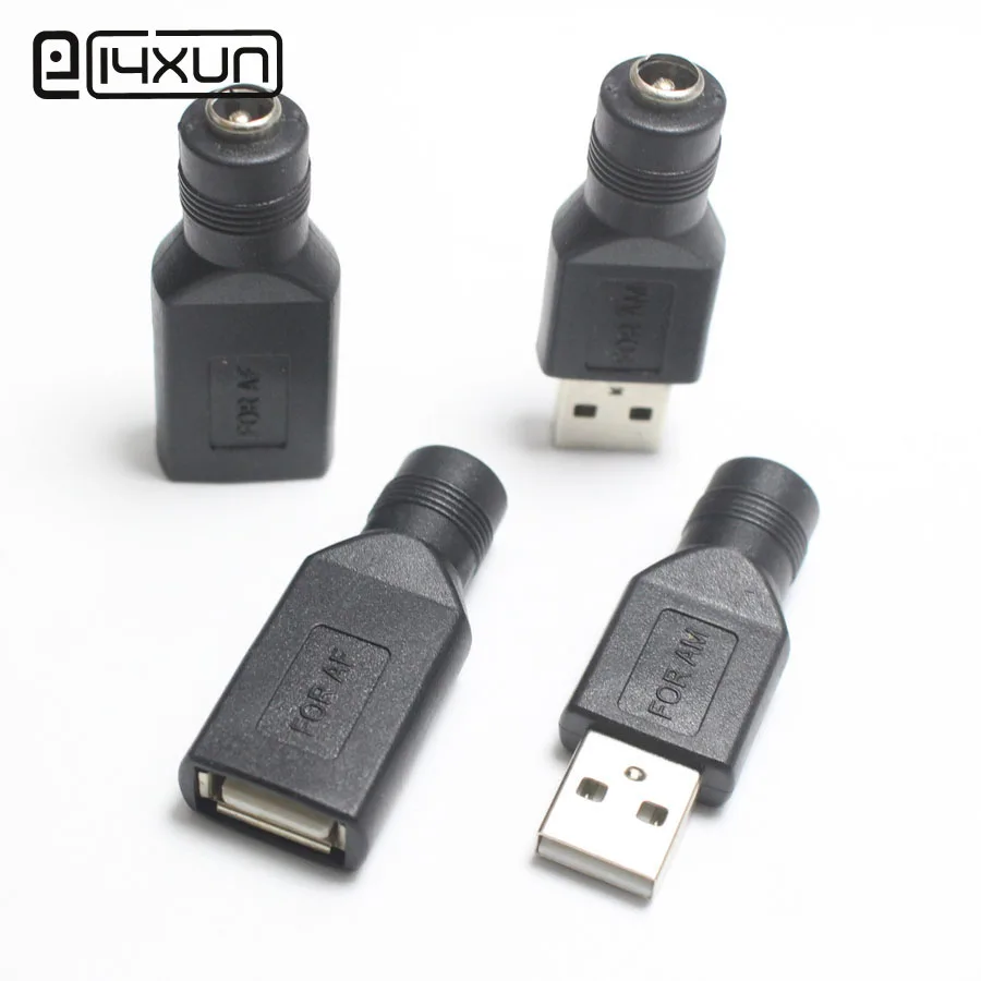 1 пара 5 5*2 мм гнездо для разъема USB 2 0 штекер в постоянного тока разъем адаптера