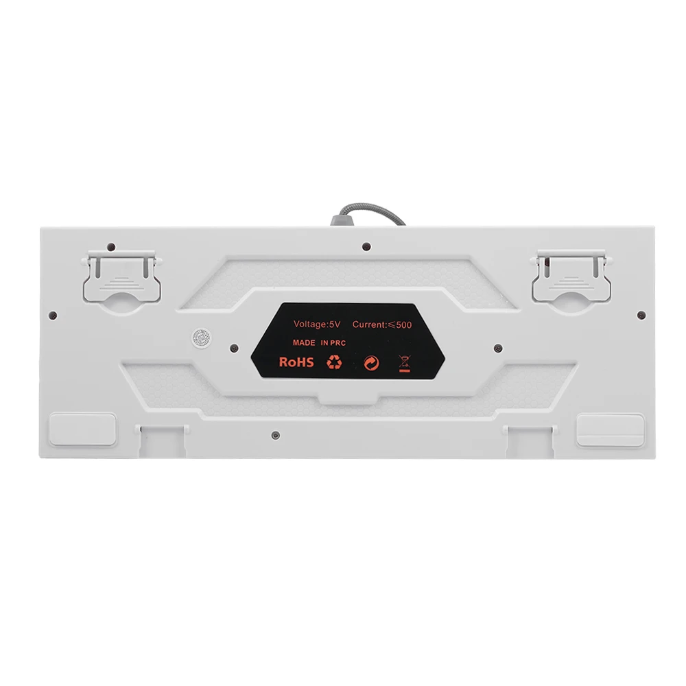 Backlit Mechanical Keyboard Gaming Keyboard Blue Switch 87 Keys Ergonomic Keyboard Suspended Keys with Hand Wrist