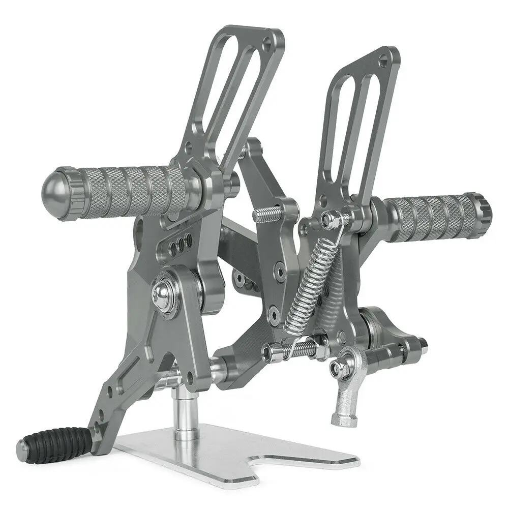 CNC регулируемые Подножки Rearset педали задние наборы колышки для Kawasaki Ninja 400 Ninja 250- аксессуары для мотоциклов