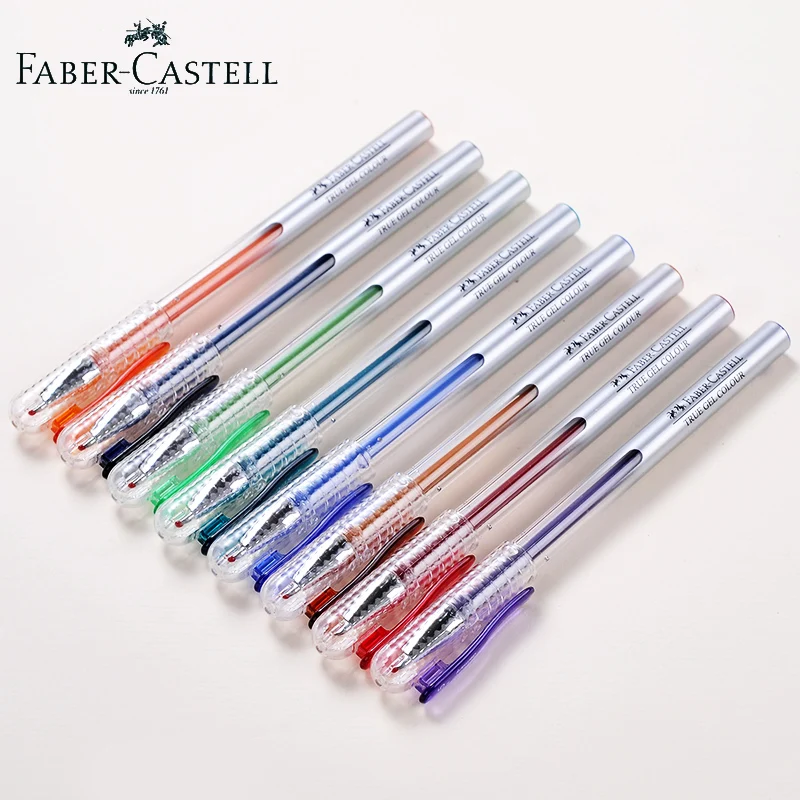 Гелевая ручка Faber Castell 0 5 мм 12 шт. с двойным шариком для сверхгладкого письма