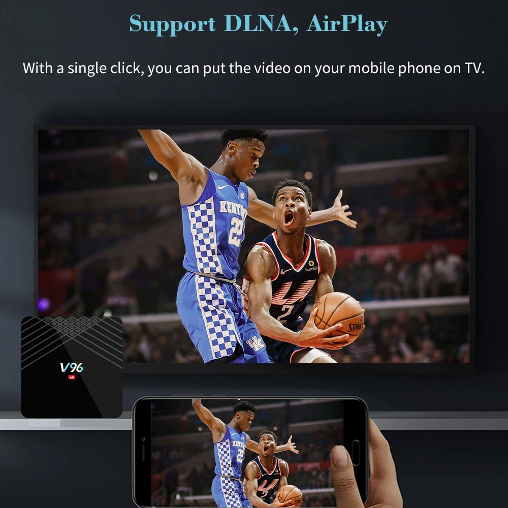 Vmade 2019 Смарт Мини ТВ бокс Android 9 0 Allwinner H6 четырехъядерный 2 + 16 Гб HD H.265 Google TV IPTV