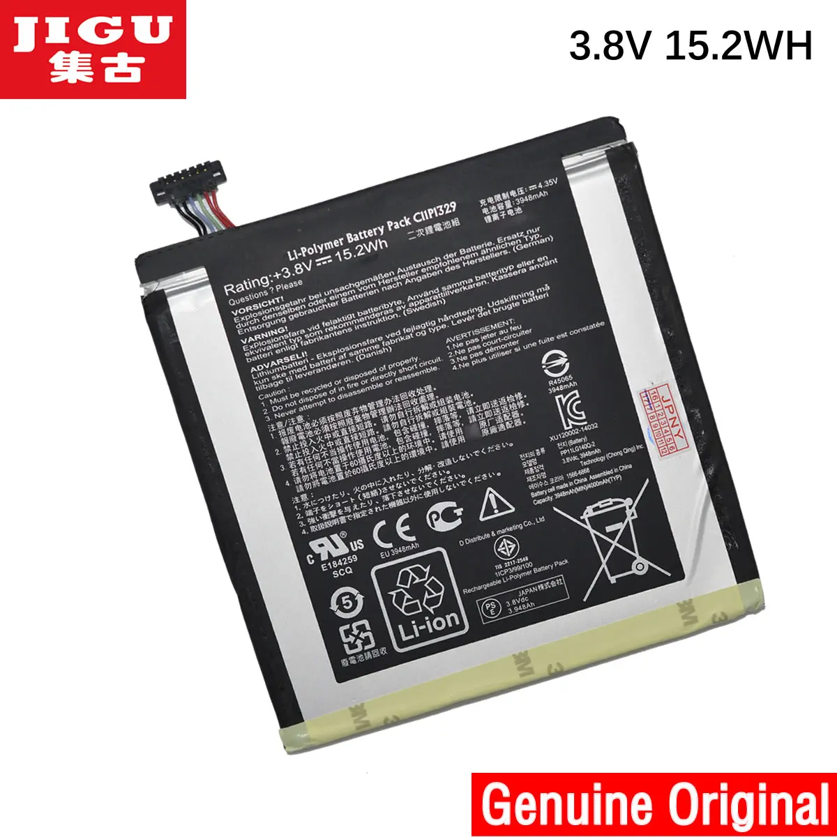 JIGU Оригинальный аккумулятор для ноутбука C11P1329 ASUS ME181C ME181CX ME8110C Pad VivoTab M81C 8|original laptop