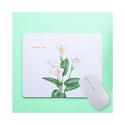 White Беспроводной игровой коврик для мыши, комбо, ультра тонкий USB 2,4G приемник, мышь, элегантный милый коврик для мыши, комбо для работы, игровой подарок - Цвет: White