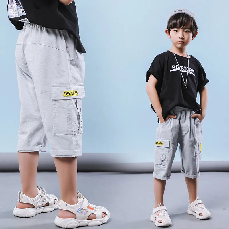 as picture Childrens' Sport Short Boys Active Performance Shorts Little Boys' Pull-on French Terry Shorts - Цвет: as picture