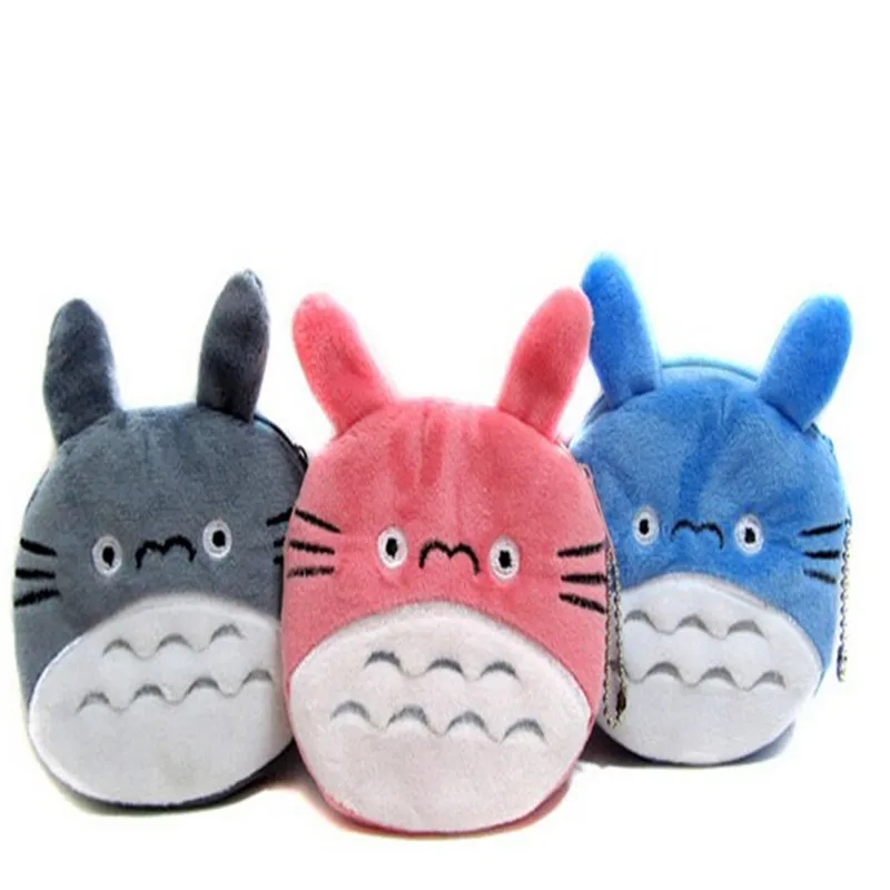 Розничная продажа плюшевый Кошелек с рисунком Тоторо маленький кошелек