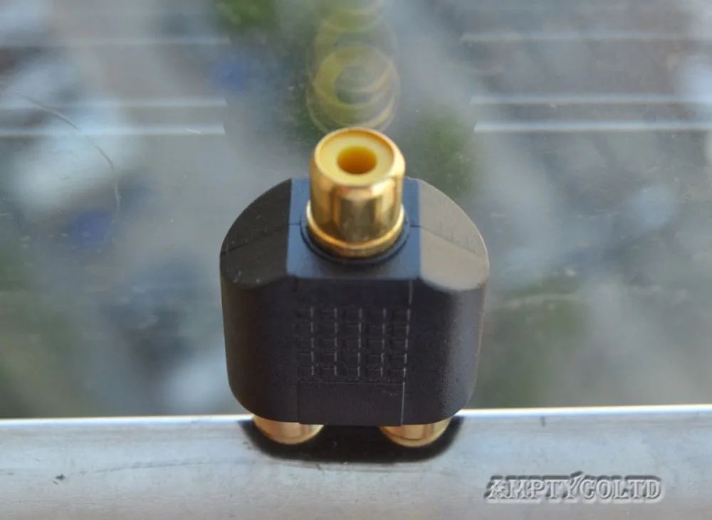 KELUSHI аудио адаптер RCA F/2RCA F разъем Быстрая доставка|fast connector|st connectorconnector f |