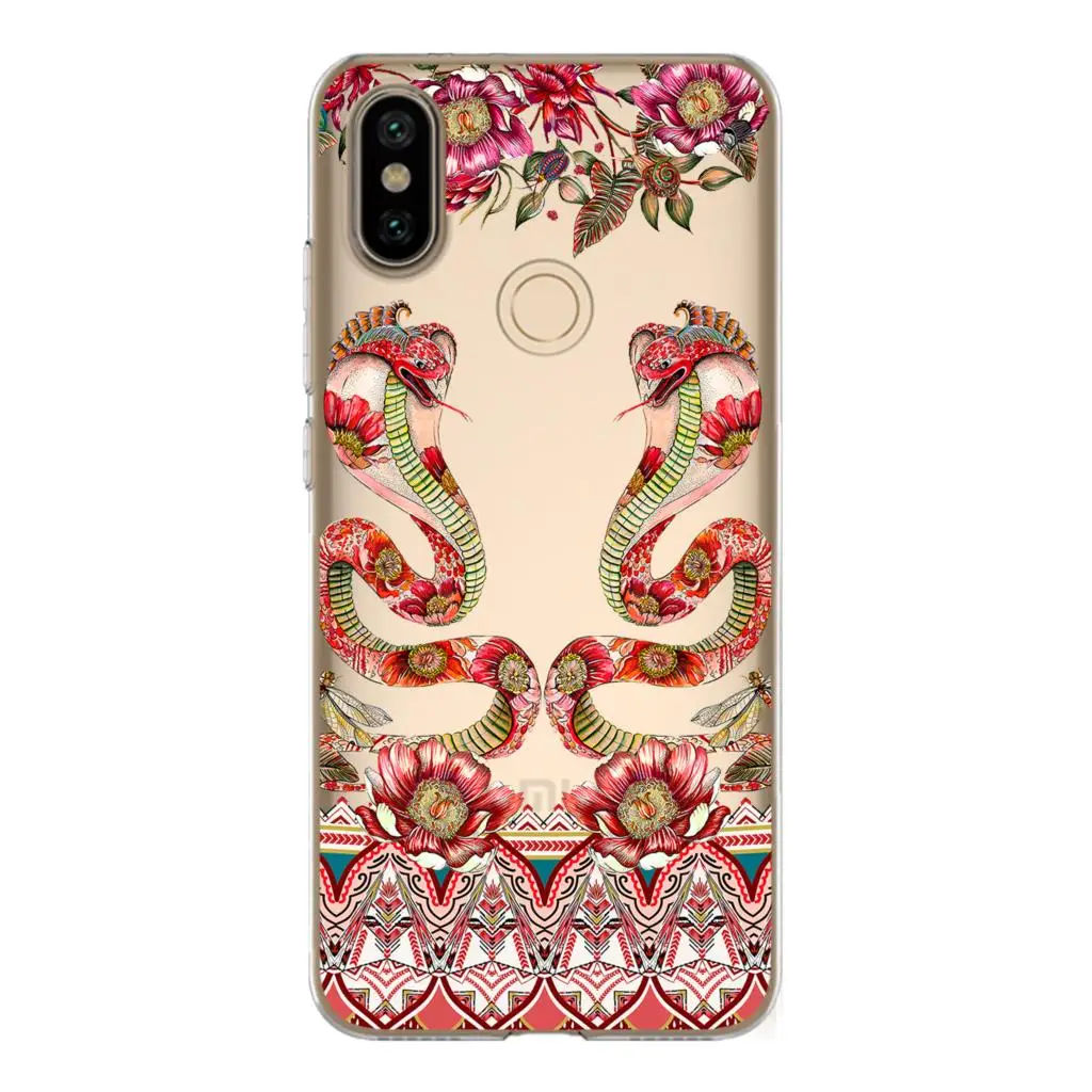 Чехол для Xiaomi Mi A2 6X 5 99 "мягкий силиконовый милый цветной чехол телефона с