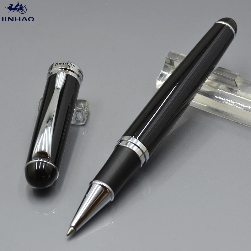 JINHAO 750, высокое качество, 12 цветов, металлическая шариковая ручка с серебряным зажимом, офисные канцелярские принадлежности, роскошные шариковые ручки для письма, подарок, Monte