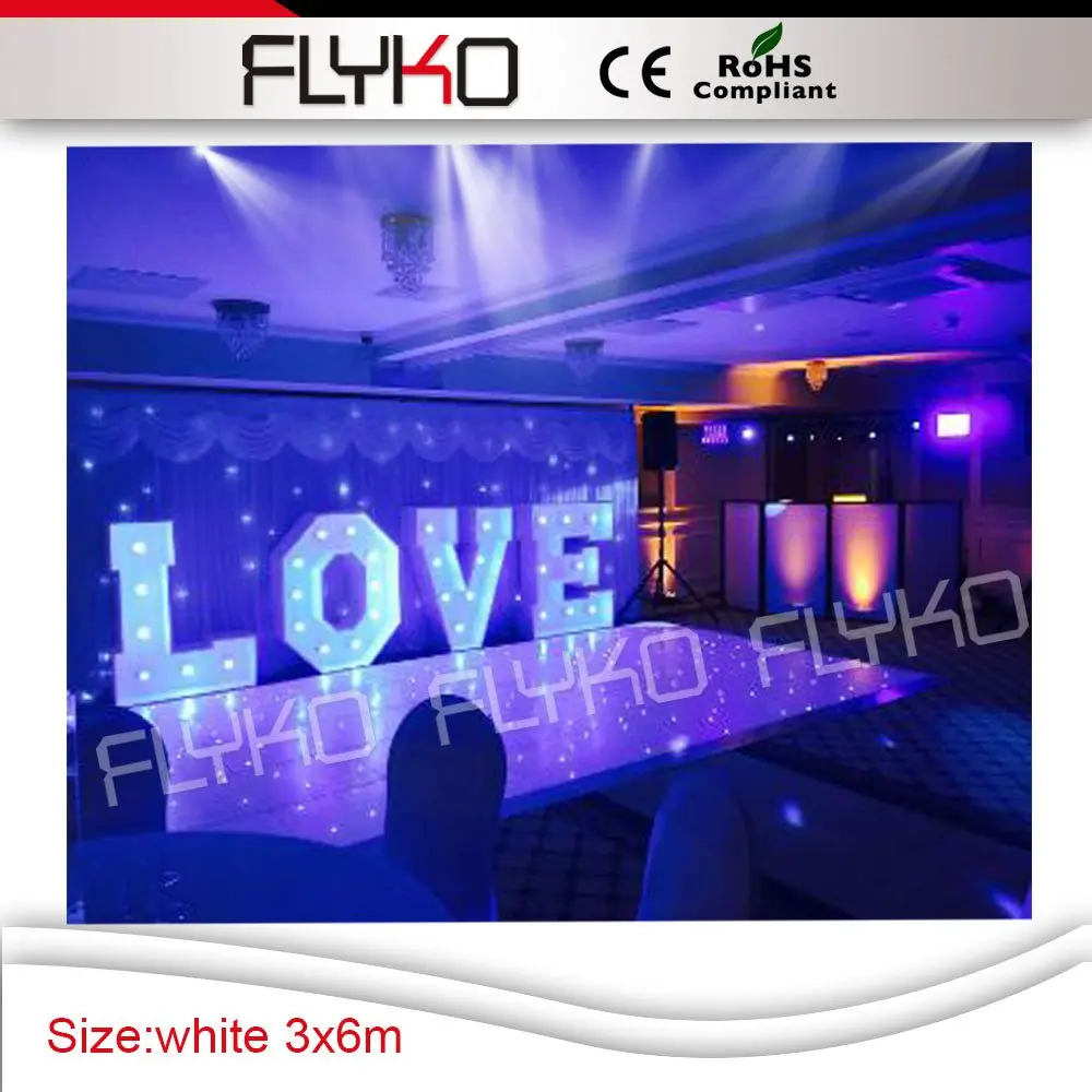 

Dmx led star curtain full color led lighting led wedding backdrop