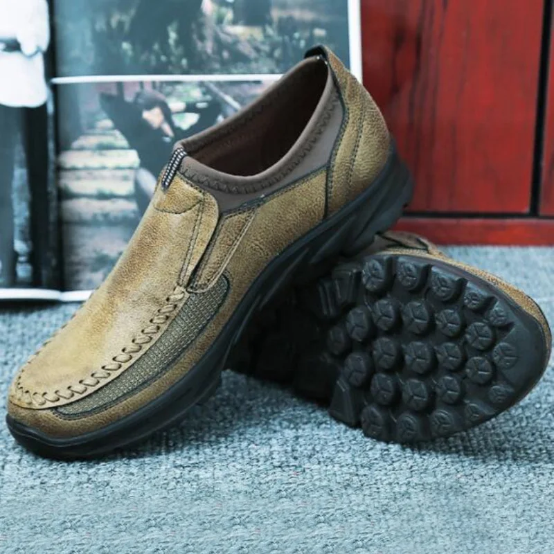 Big Size 39-48 Men Casual Walking Shoes Fashion Lightweight Soft Sneakers Luxury Brand Man Breathable Footwear Platform Loafers | Обувь