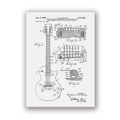 

Принт Gibson Les Paul Kasamanis